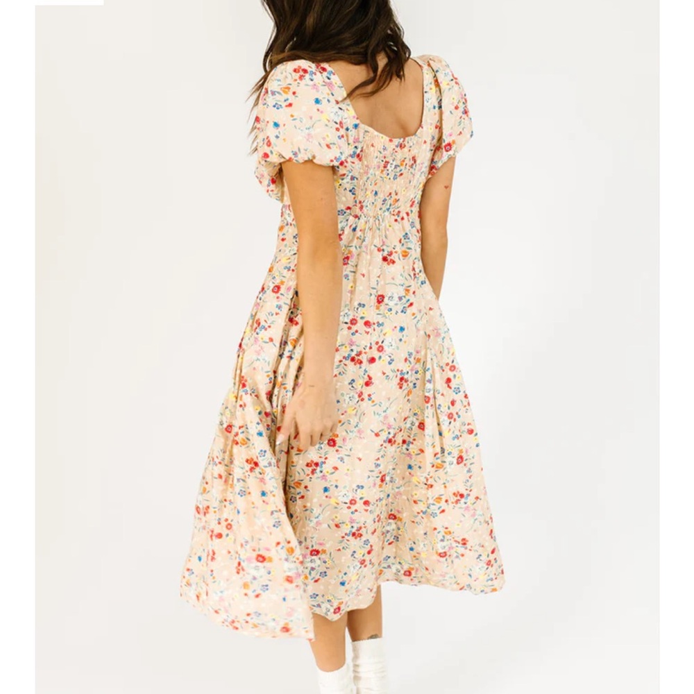 Floral Midi Dress - Picture 3 of 5